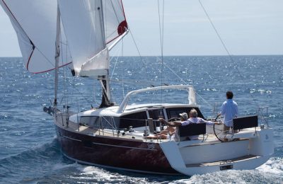 SF yacht rental on Sense 43 sailboat