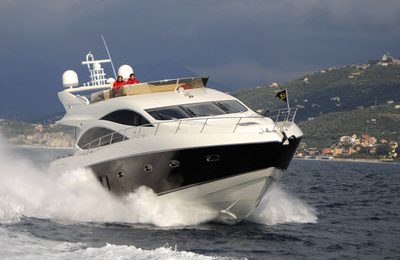 san francisco yacht charter 73' sunseeker manhathan yacht rental